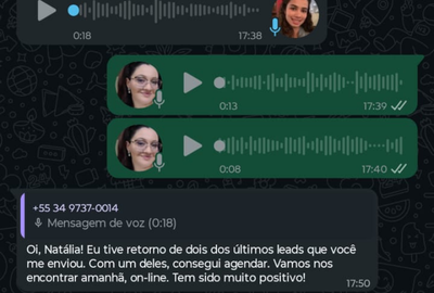 Depoimento de Andressa Ferreira